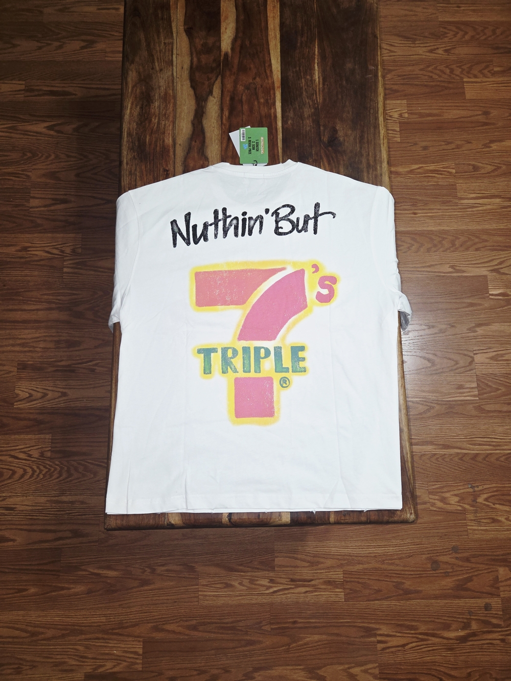 Triple 7 Men's White Short-Sleeve Graphic Tee - Picture 5 of 6